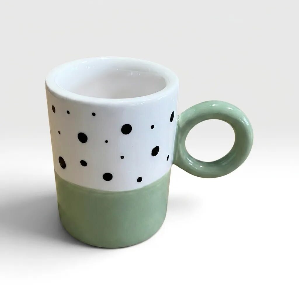 Puantiyeli POLKA espresso fincanı